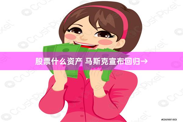 股票什么资产 马斯克宣布回归→