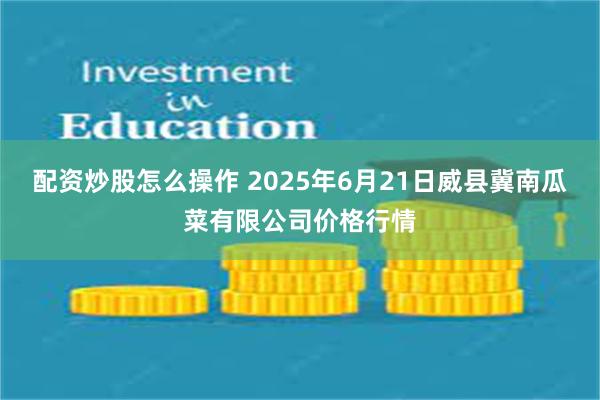 配资炒股怎么操作 2025年6月21日威县冀南瓜菜有限公司价格行情