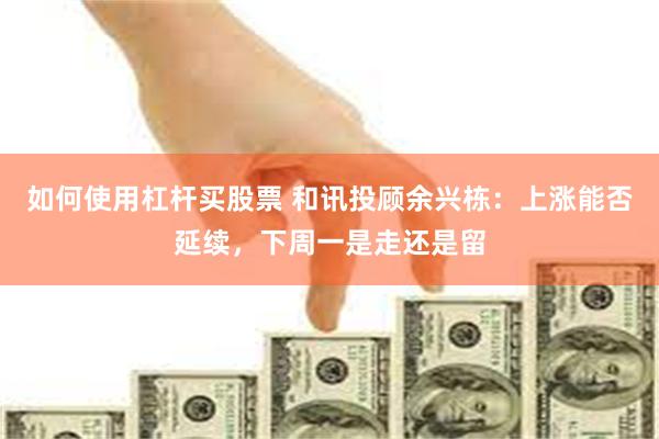 如何使用杠杆买股票 和讯投顾余兴栋：上涨能否延续，下周一是走还是留